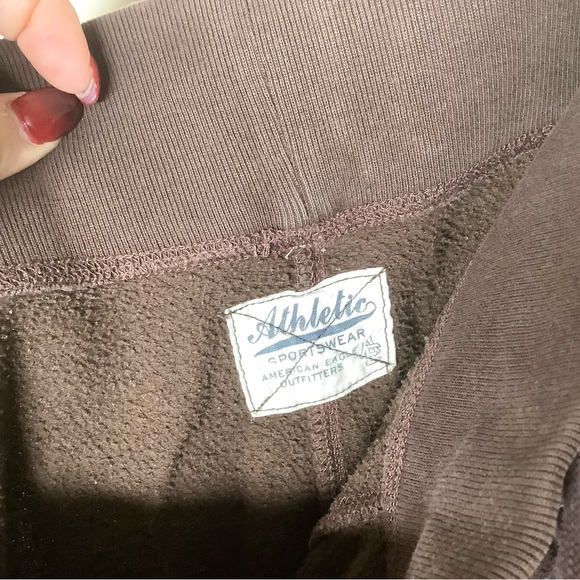 < Y2K American Eagle Brown Wide Leg Sweatpants > - Picture 3 of 6